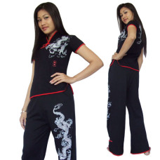 Black Women Kung Fu Suit